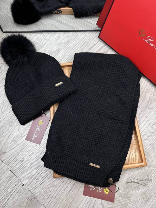 Loro Piana scarf hat hm (76)