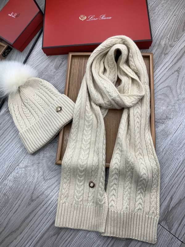 Loro Piana scarf hat hm (80)