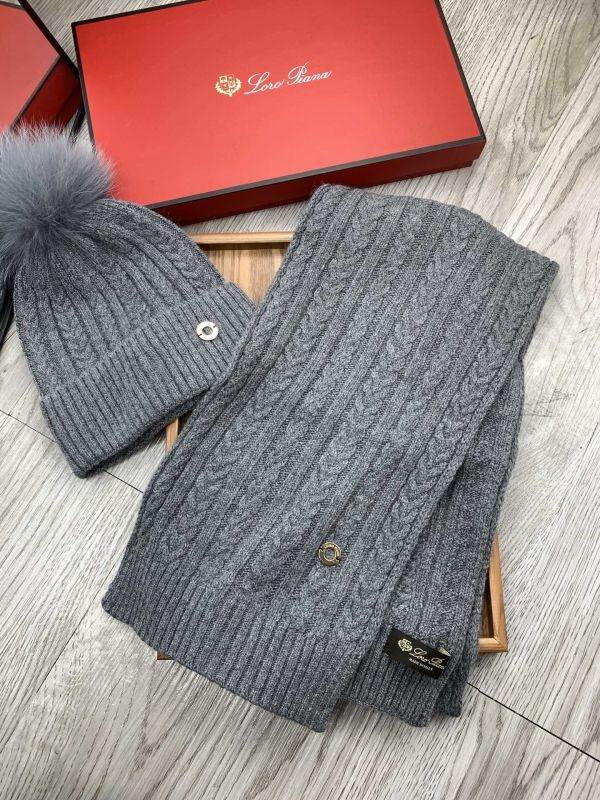 Loro Piana scarf hat hm (89)
