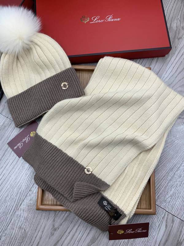 Loro Piana scarf hat hm (92)