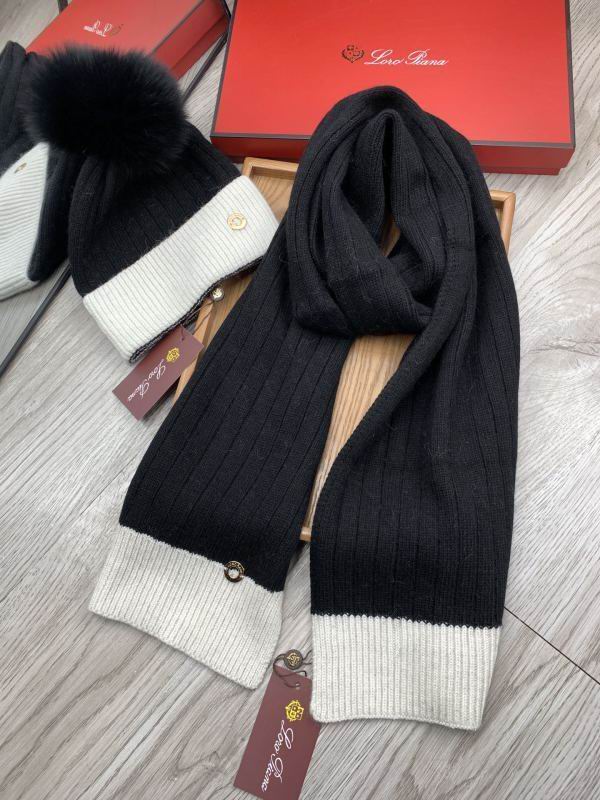 Loro Piana scarf hat hm (95)