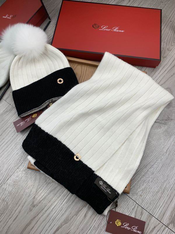 Loro Piana scarf hat hm (98)