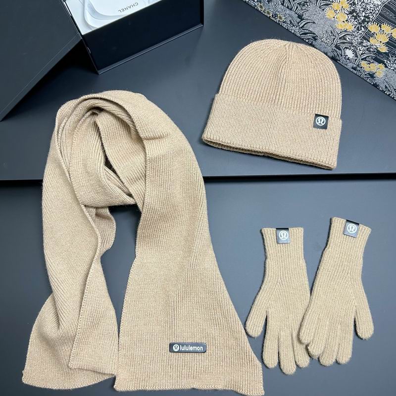 Luluemon scarf hat gloves dx (6)