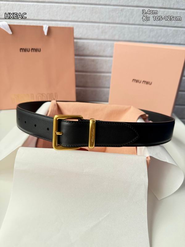 Miumiu belt 34mmX105-125cm 8L (10)