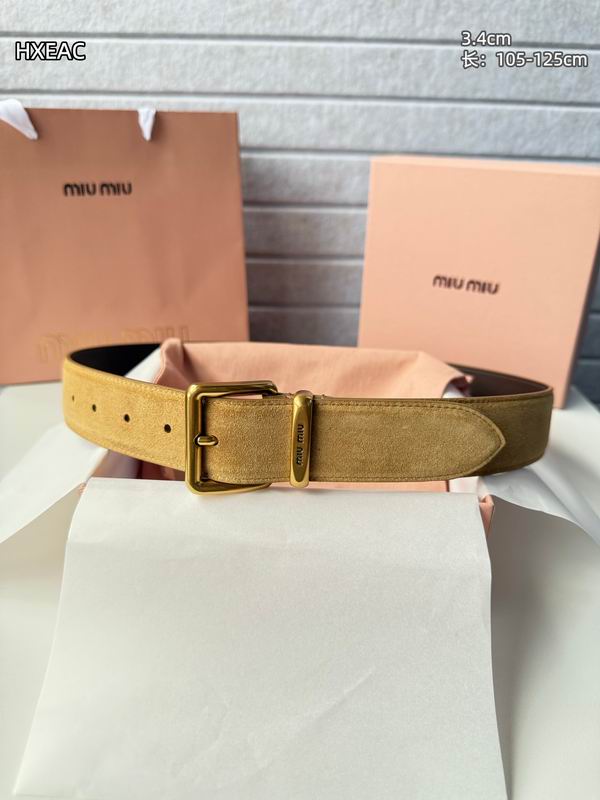 Miumiu belt 34mmX105-125cm 8L (14)