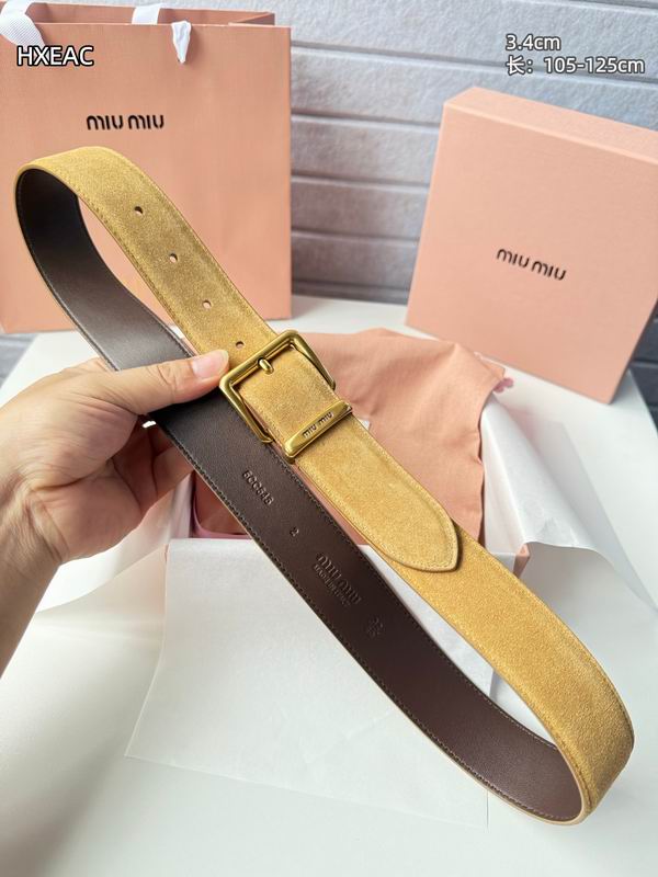 Miumiu belt 34mmX105-125cm 8L (15)