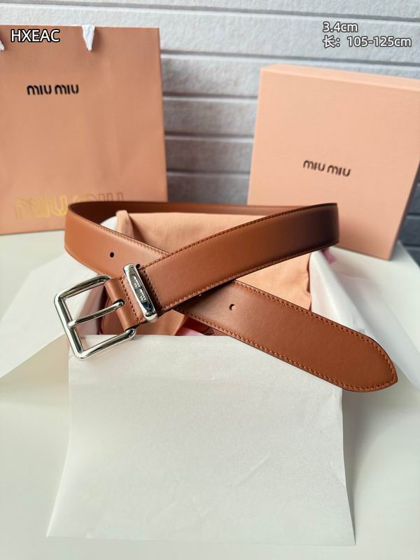 Miumiu belt 34mmX105-125cm 8L (8)