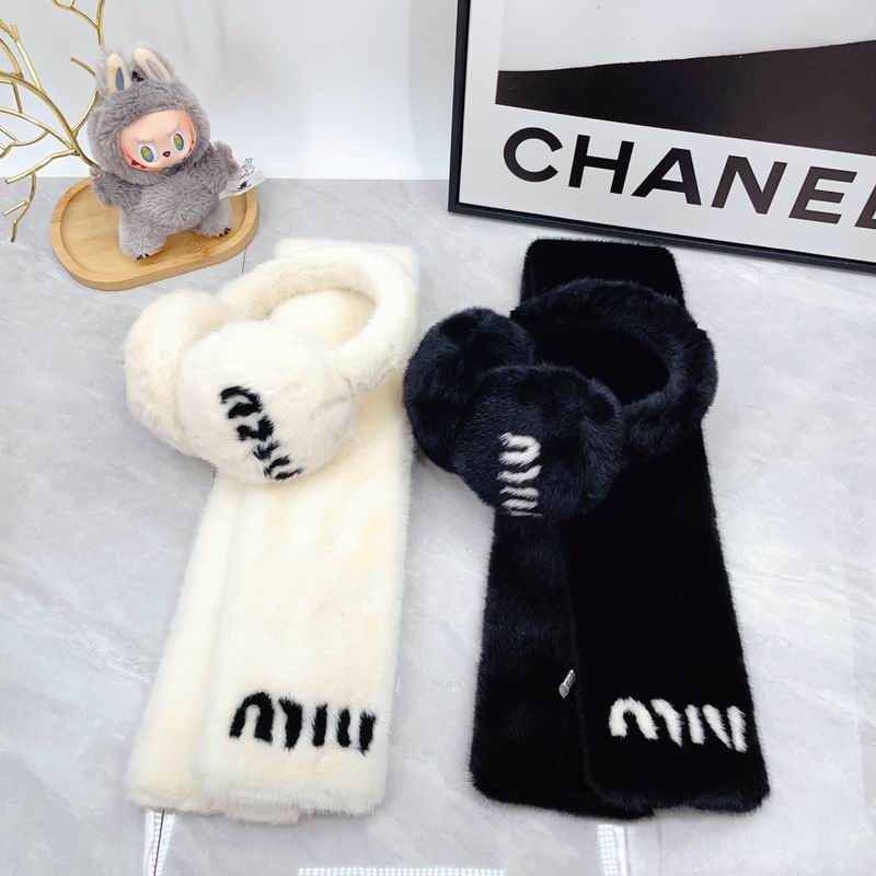 Miumiu scarf earmuff dx (163)