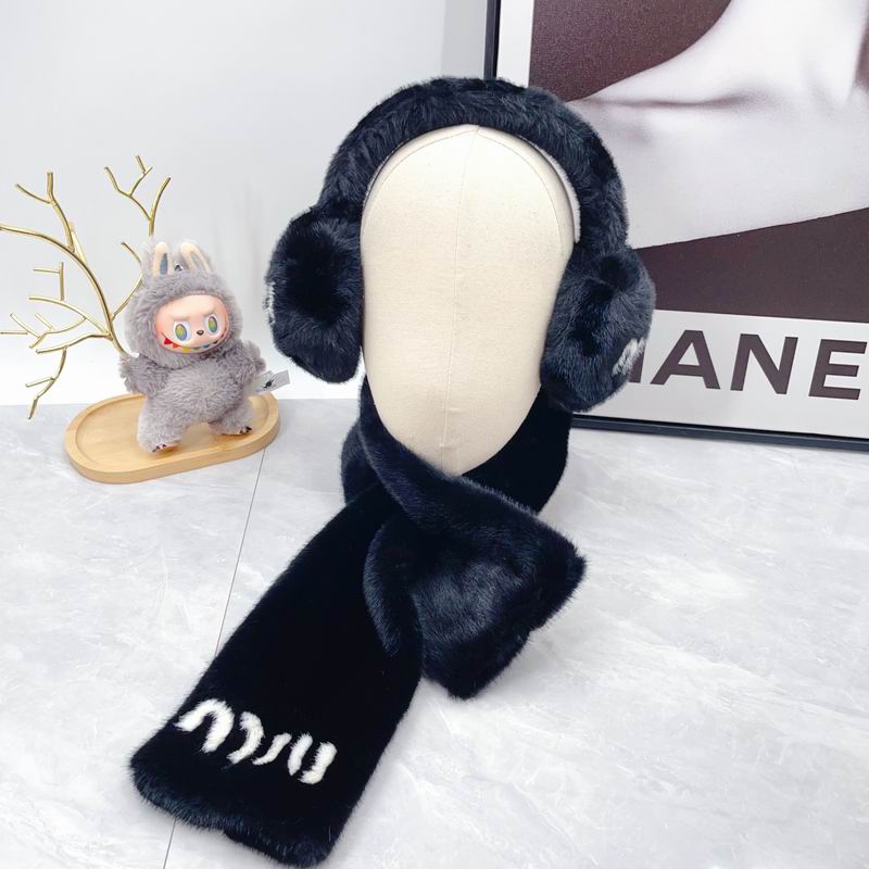 Miumiu scarf earmuff dx (164)