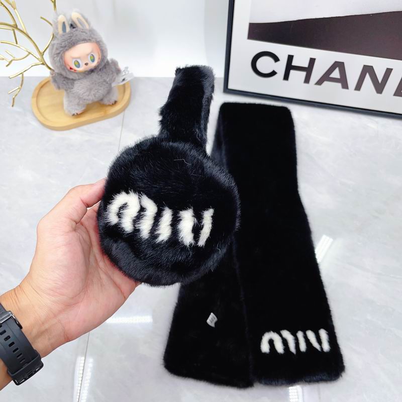 Miumiu scarf earmuff dx (167)
