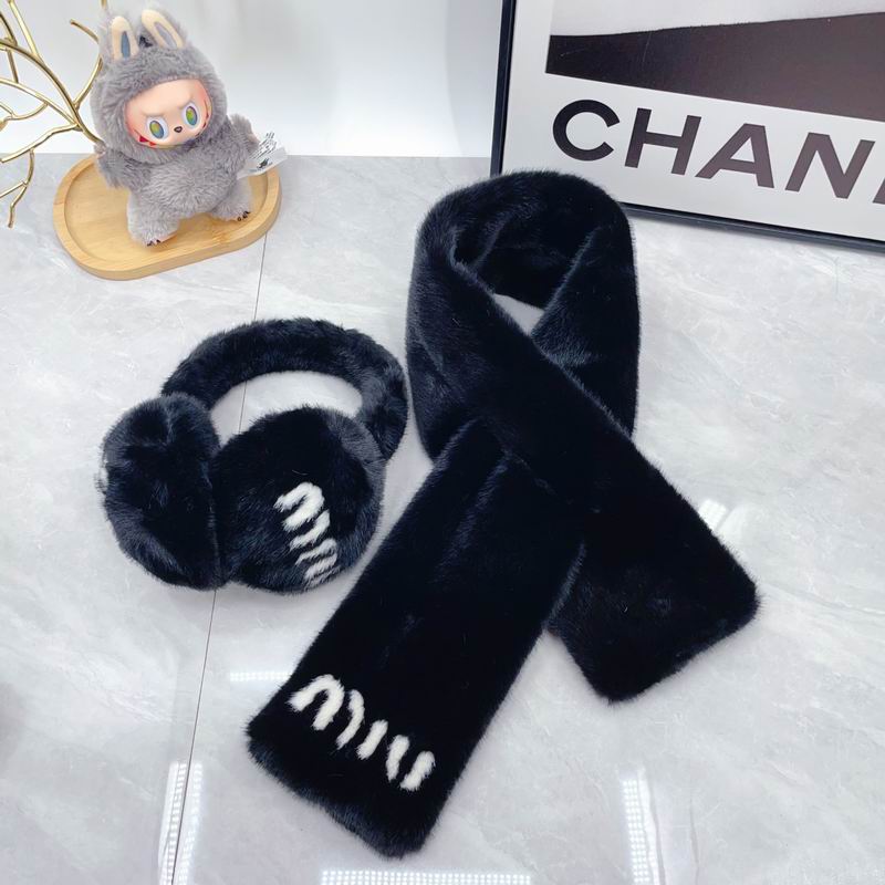 Miumiu scarf earmuff dx (170)