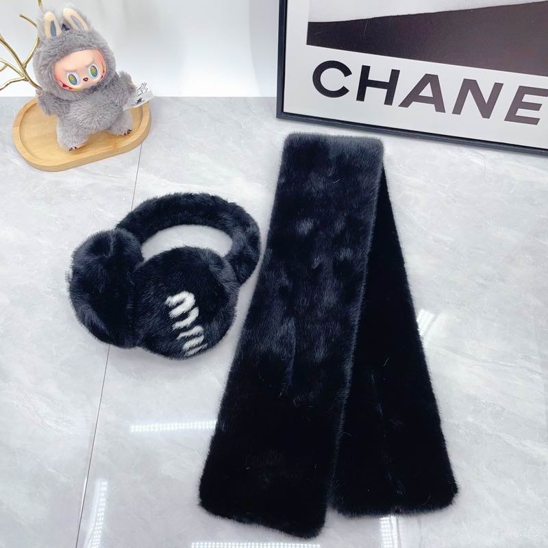 Miumiu scarf earmuff dx (171)