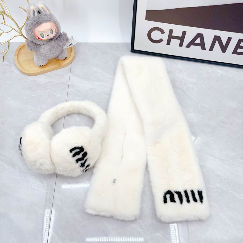 Miumiu scarf earmuff dx (175)