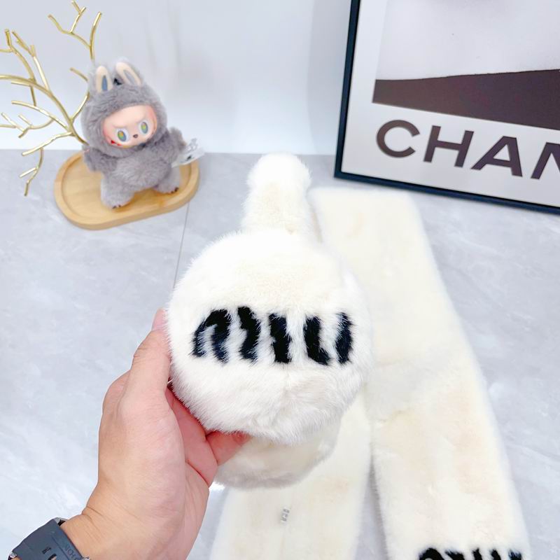 Miumiu scarf earmuff dx (176)