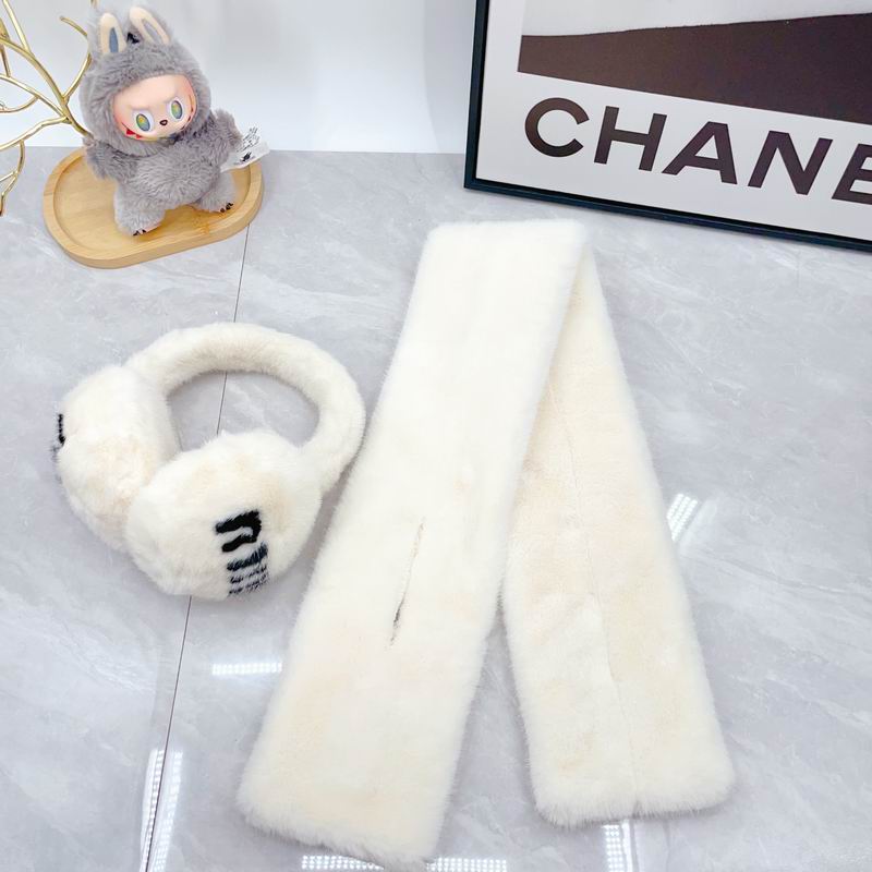 Miumiu scarf earmuff dx (179)