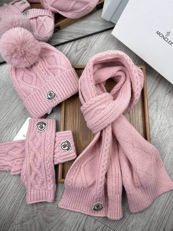 Moncler Scarf Hat Gloves hm (14)