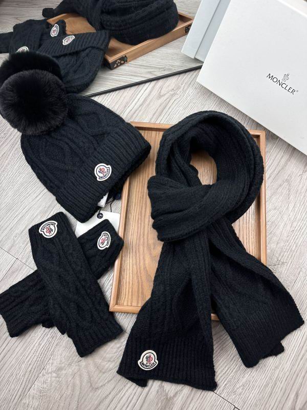 Moncler Scarf Hat Gloves hm (17)