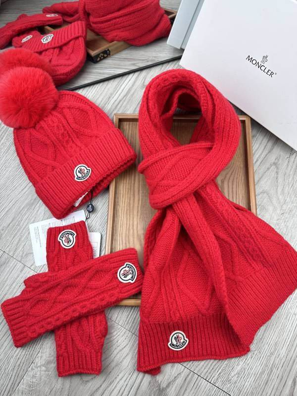 Moncler Scarf Hat Gloves hm (18)