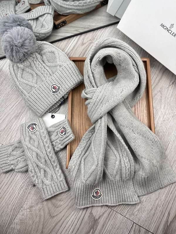 Moncler Scarf Hat Gloves hm (19)