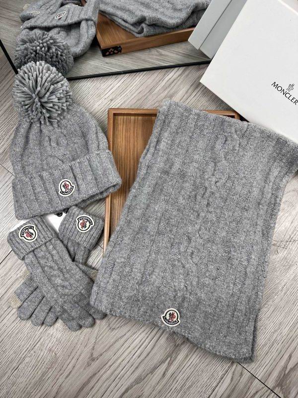 Moncler Scarf Hat Gloves hm (2)