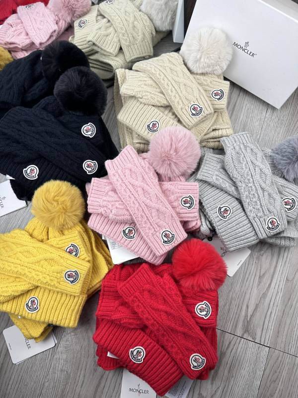Moncler Scarf Hat Gloves hm (20)
