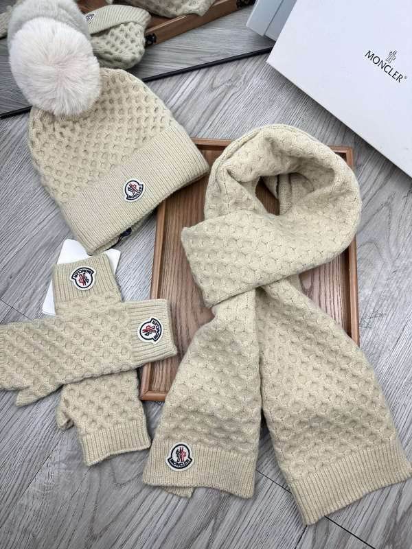 Moncler Scarf Hat Gloves hm (21)