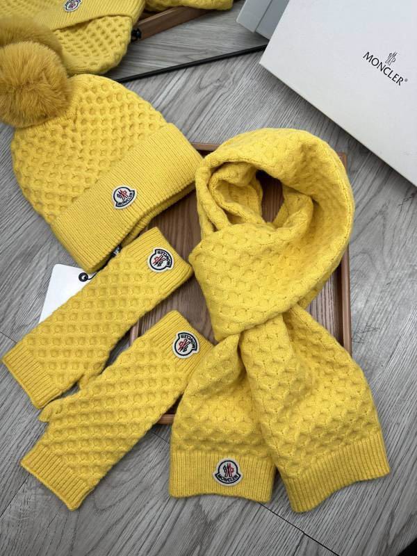 Moncler Scarf Hat Gloves hm (22)