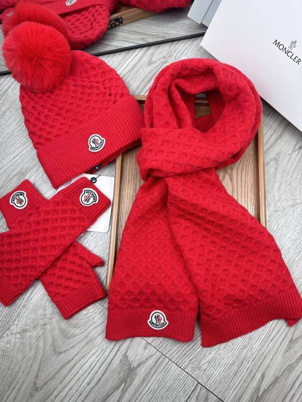 Moncler Scarf Hat Gloves hm (24)