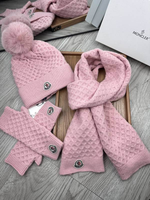 Moncler Scarf Hat Gloves hm (26)