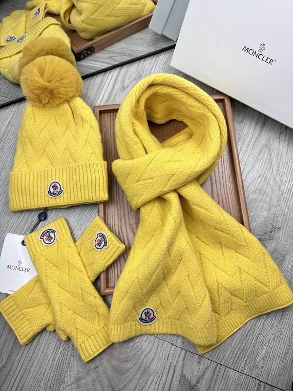 Moncler Scarf Hat Gloves hm (28)