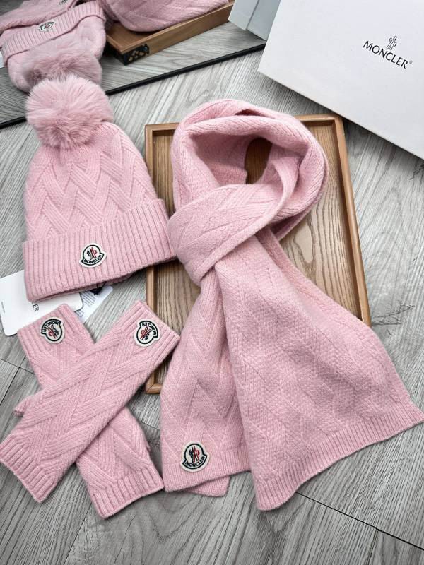 Moncler Scarf Hat Gloves hm (29)