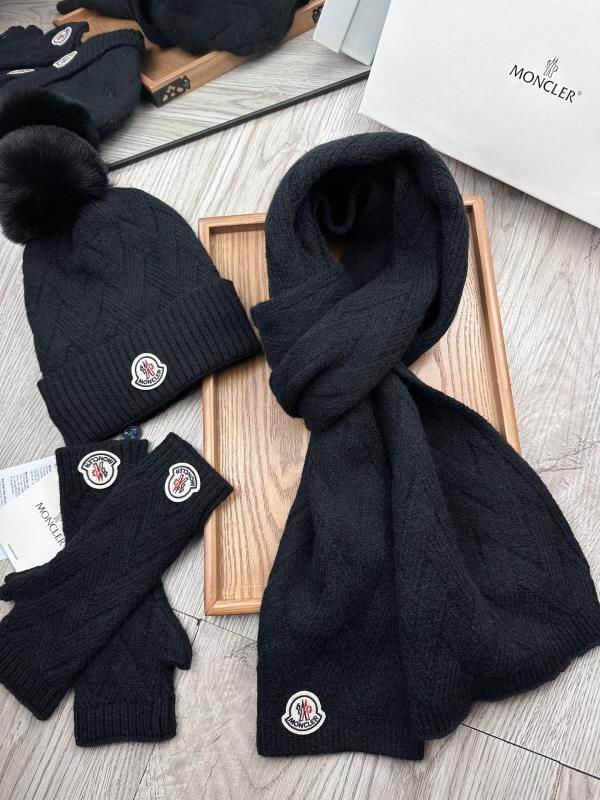 Moncler Scarf Hat Gloves hm (31)