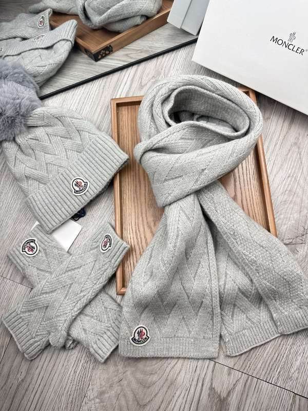 Moncler Scarf Hat Gloves hm (32)