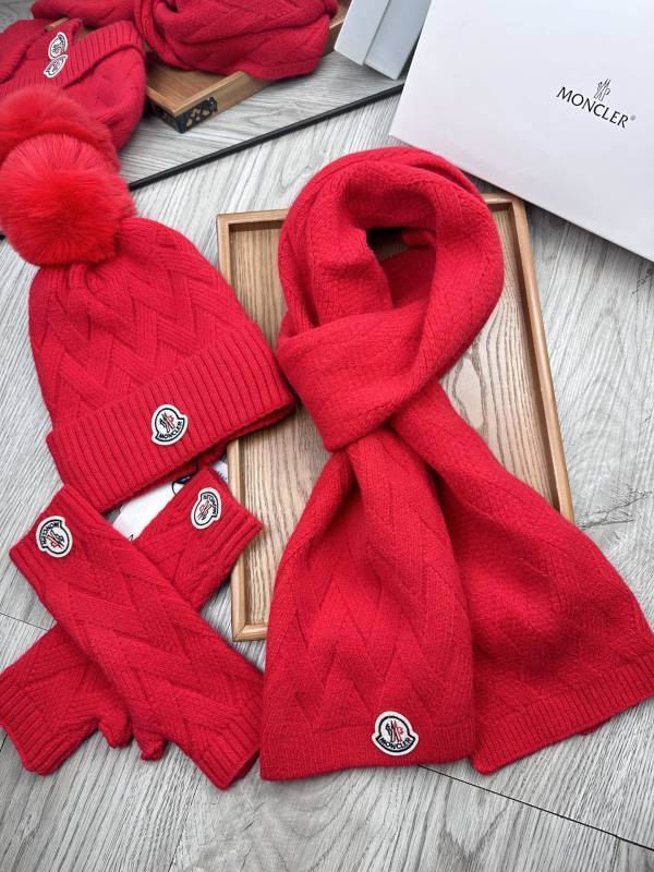Moncler Scarf Hat Gloves hm (33)