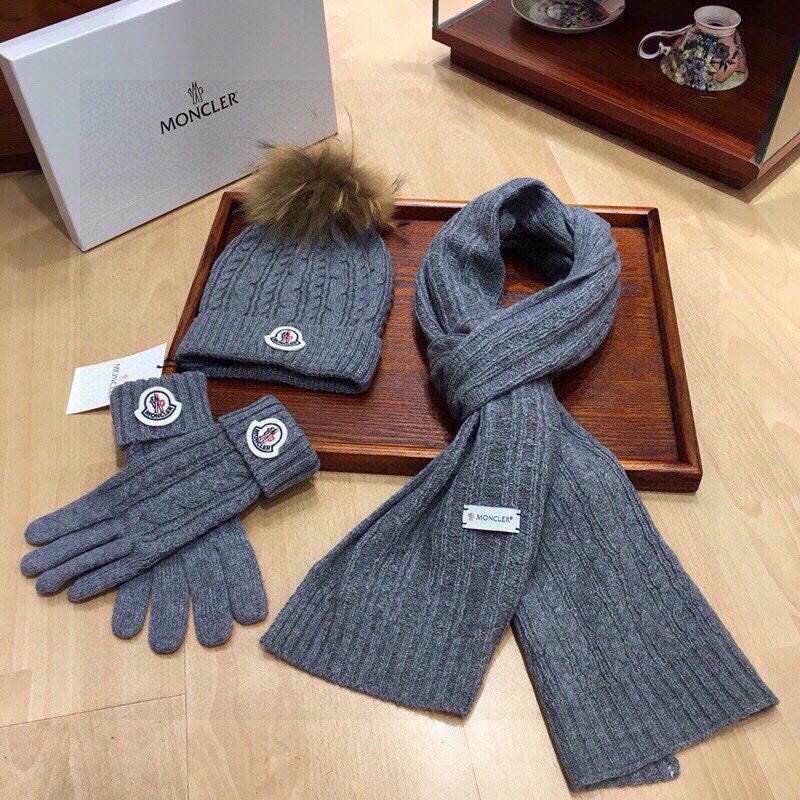 Moncler Scarf Hat Gloves hm (35)