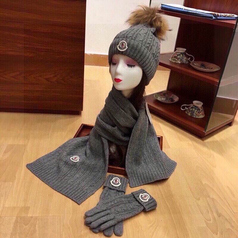 Moncler Scarf Hat Gloves hm (37)