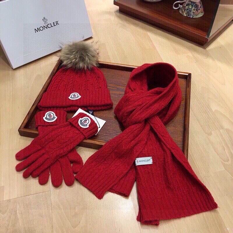 Moncler Scarf Hat Gloves hm (38)