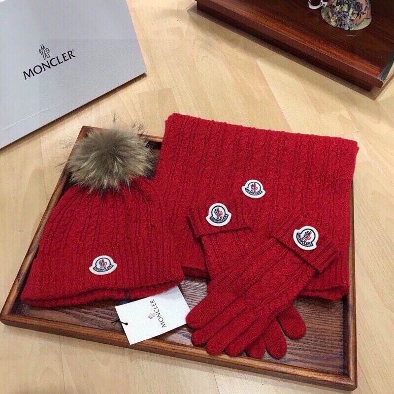 Moncler Scarf Hat Gloves hm (39)