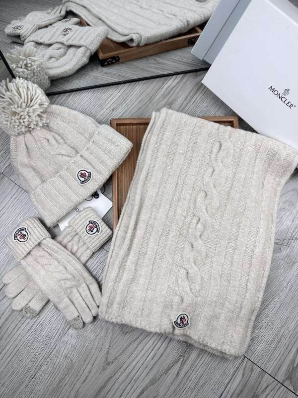 Moncler Scarf Hat Gloves hm (4)