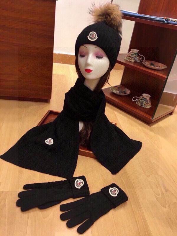 Moncler Scarf Hat Gloves hm (43)