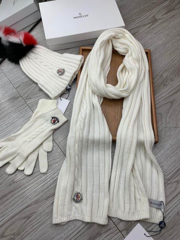 Moncler Scarf Hat Gloves hm (68)