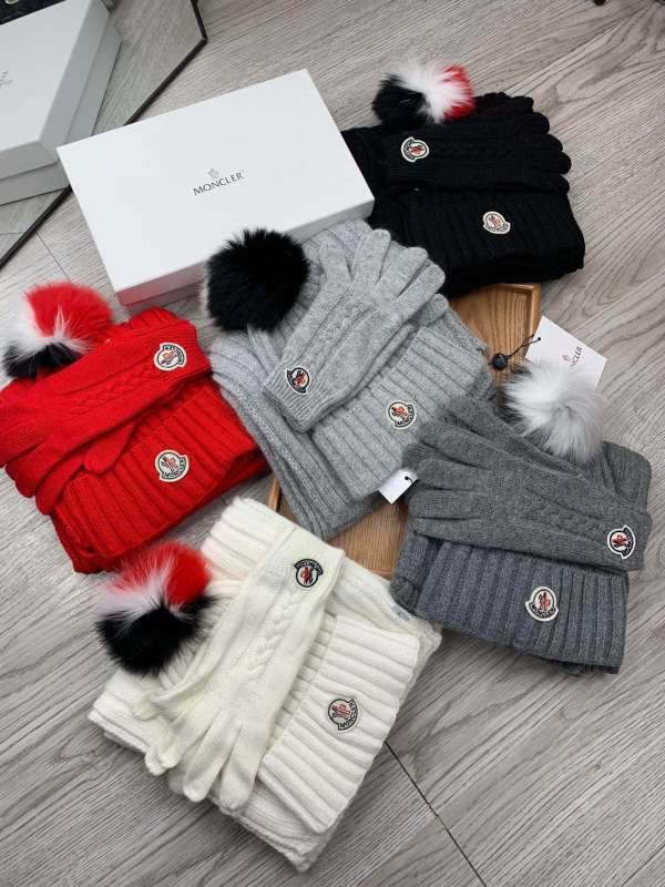 Moncler Scarf Hat Gloves hm (72)