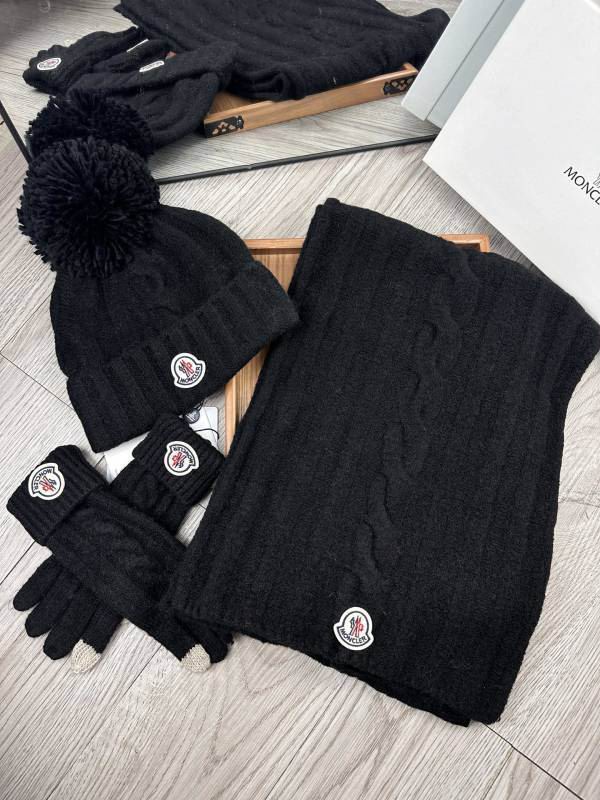 Moncler Scarf Hat Gloves hm (8)