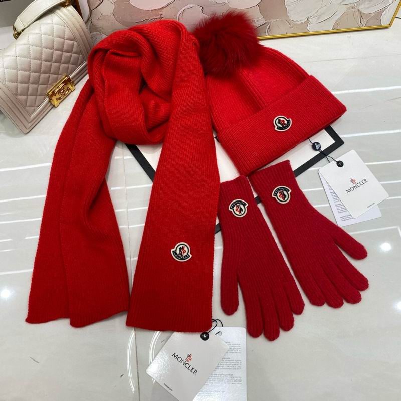 Moncler Scarf Hat Gloves hm (89)