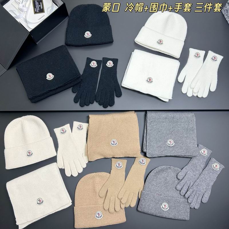 Moncler scarf hat gloves dx (2)