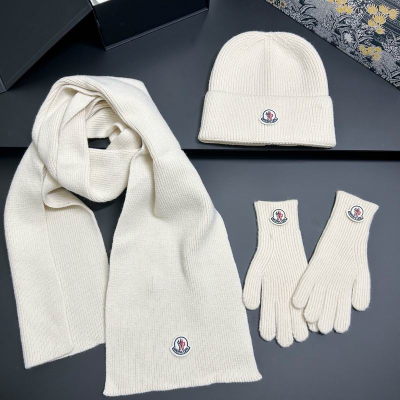 Moncler scarf hat gloves dx (3)