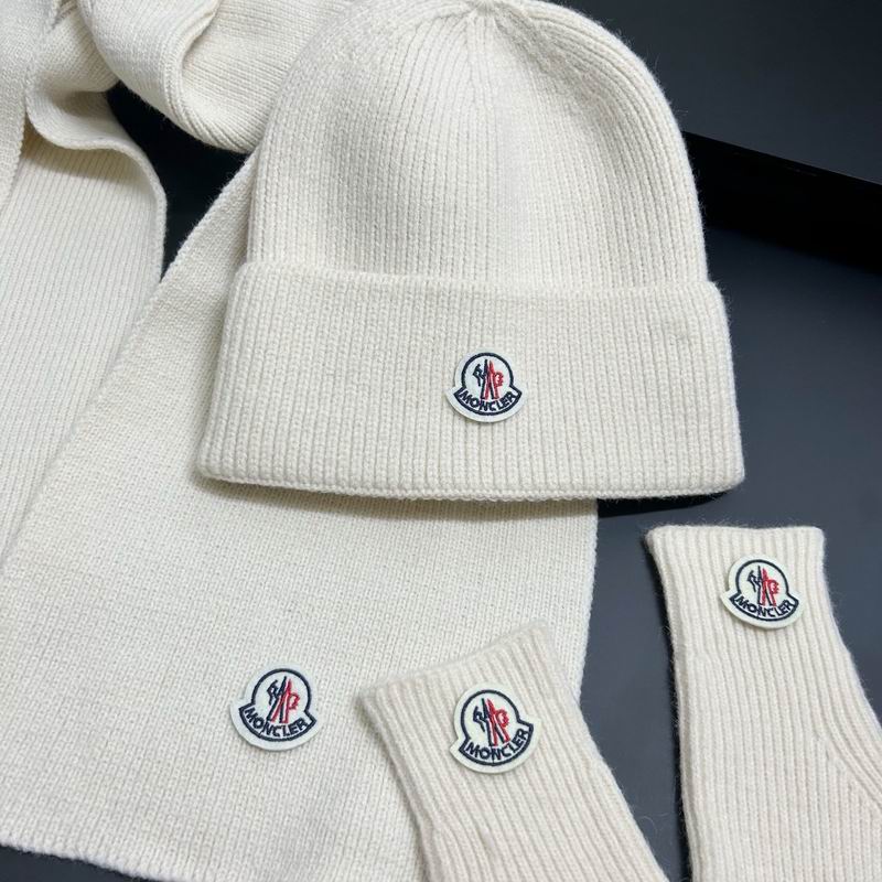 Moncler scarf hat gloves dx (4)