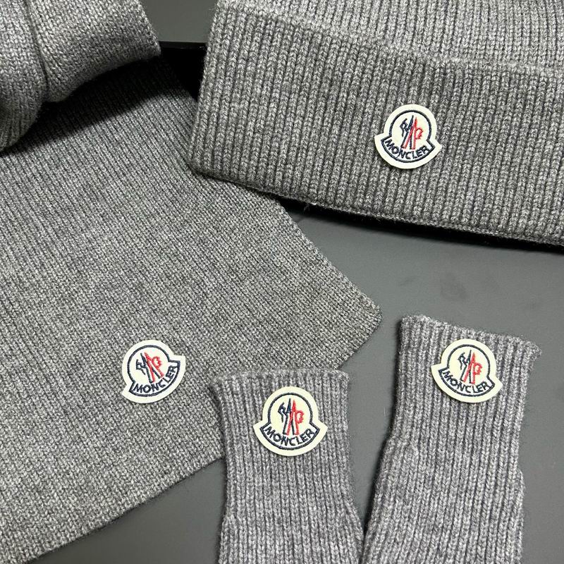 Moncler scarf hat gloves dx (6)