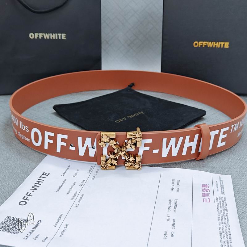 Off White belt 38mmX90-125cm lb (24)