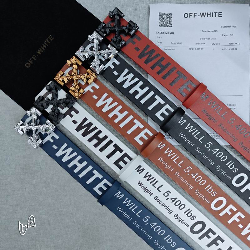 Off White belt 38mmX90-125cm lb (33)